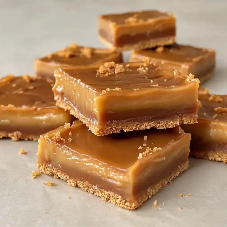 Biscoff Caramel Bars