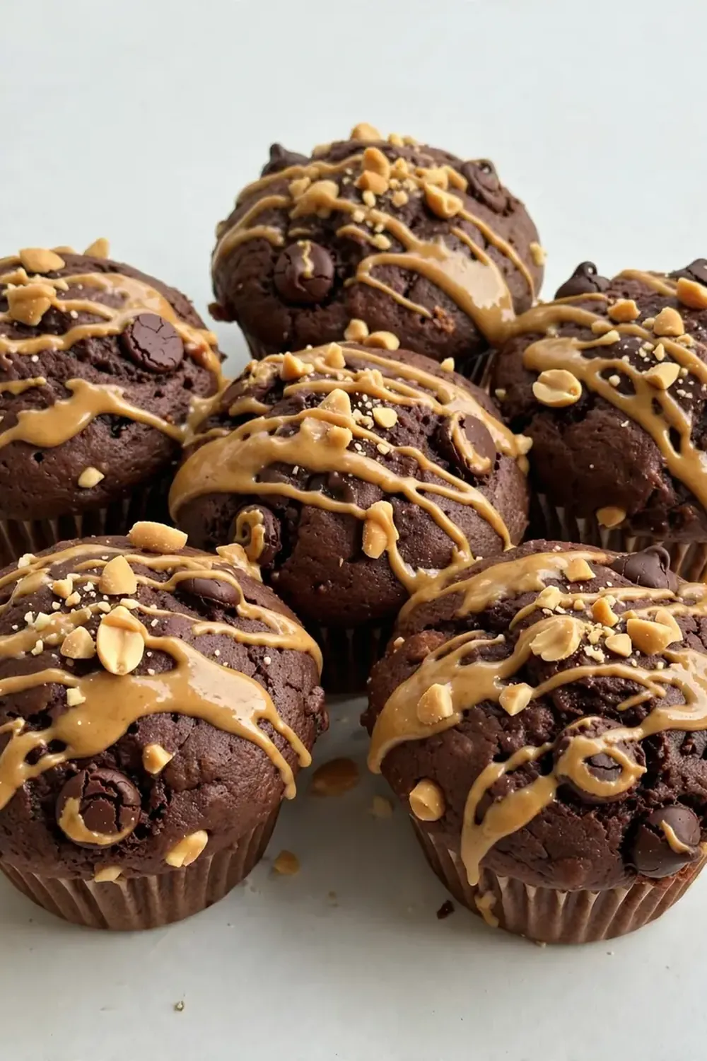 Chocolate Peanut Butter Muffins