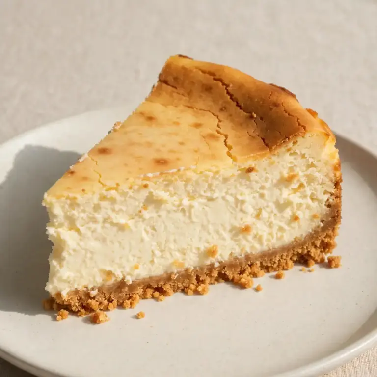Classic New York Baked Cheesecake