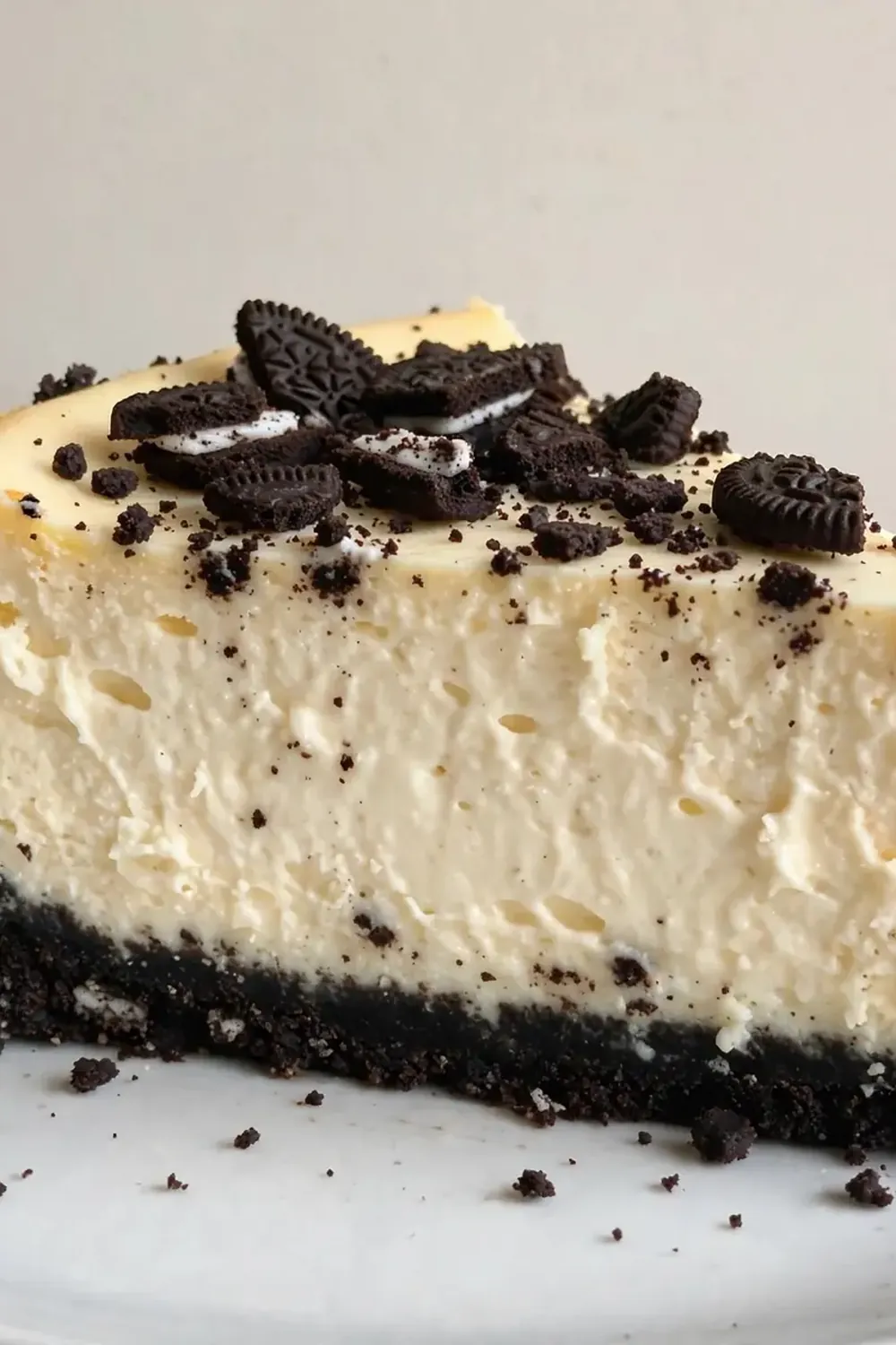 Classic Oreo Crust Cheesecake