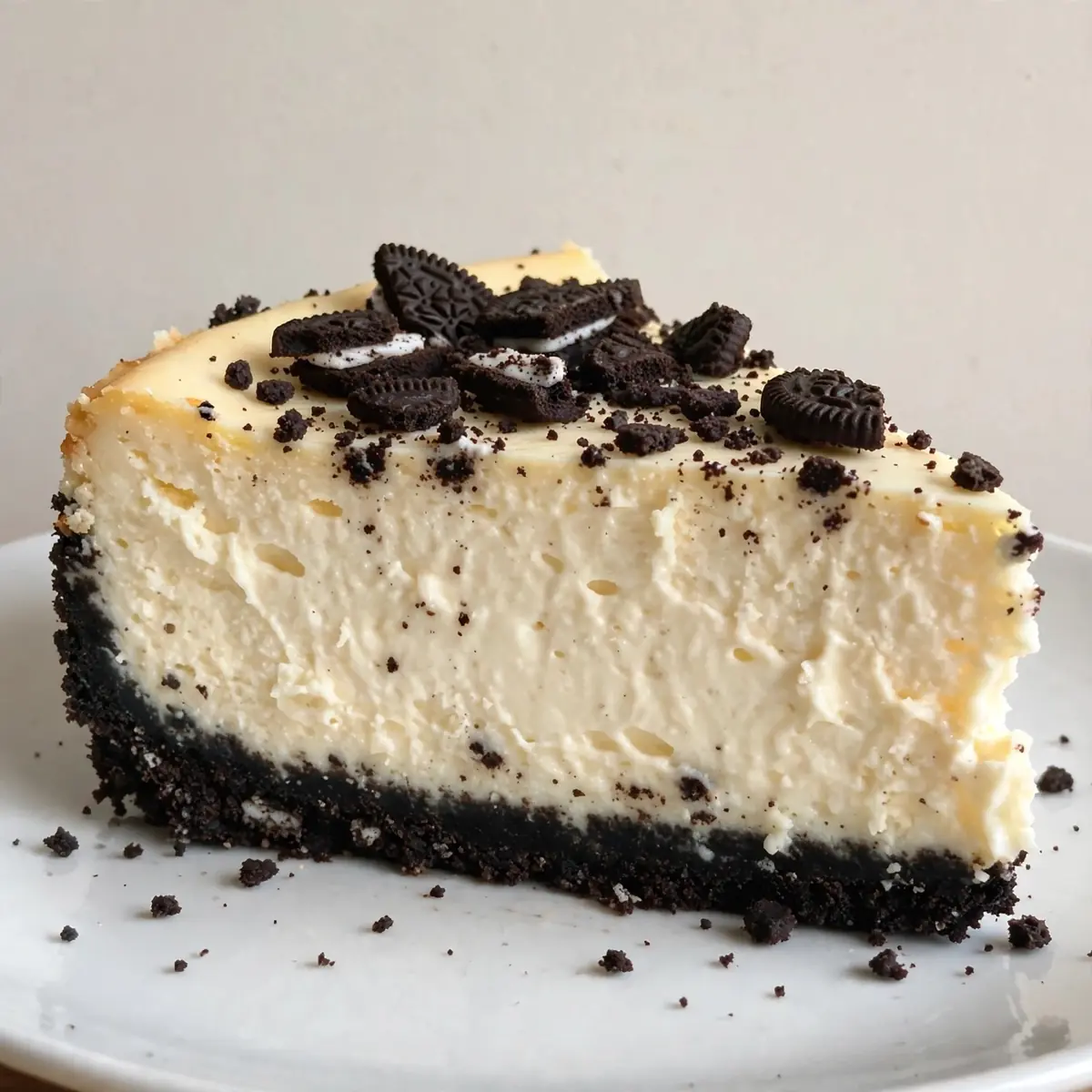 Classic Oreo Crust Cheesecake