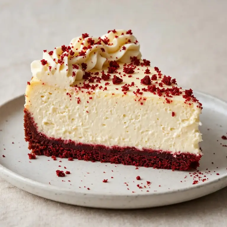 Classic Red Velvet Cheesecake