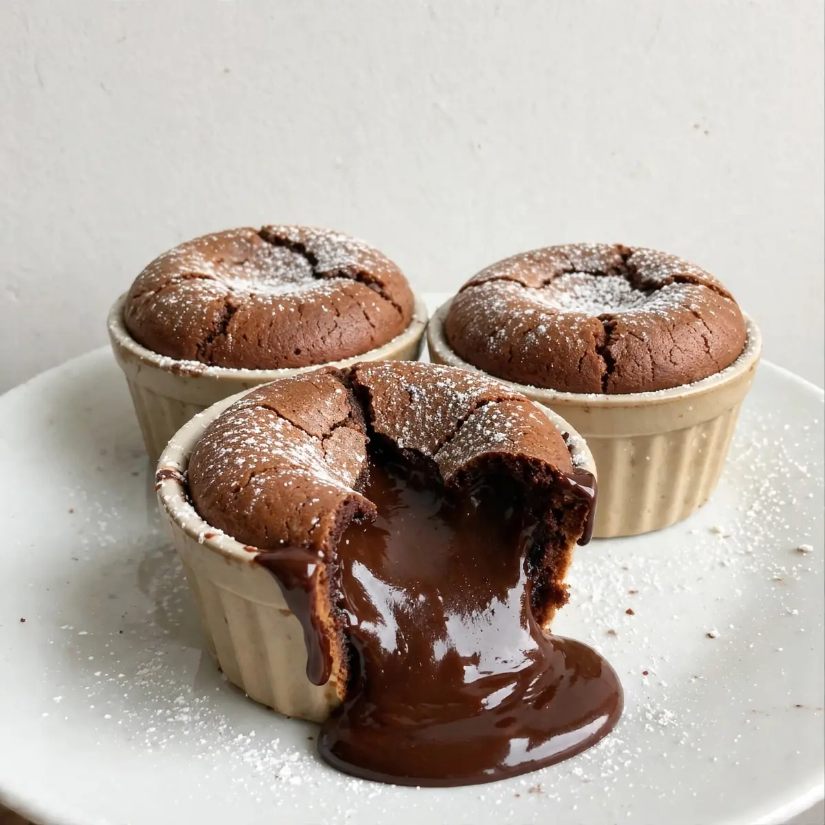 Easy Chocolate Lava Cakes