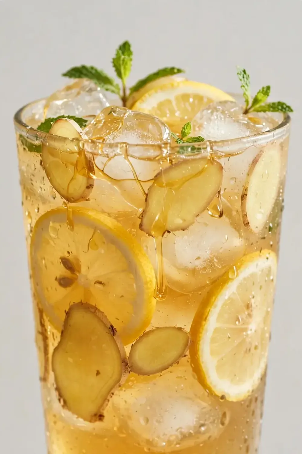 Honey Lemon Ginger Mocktail