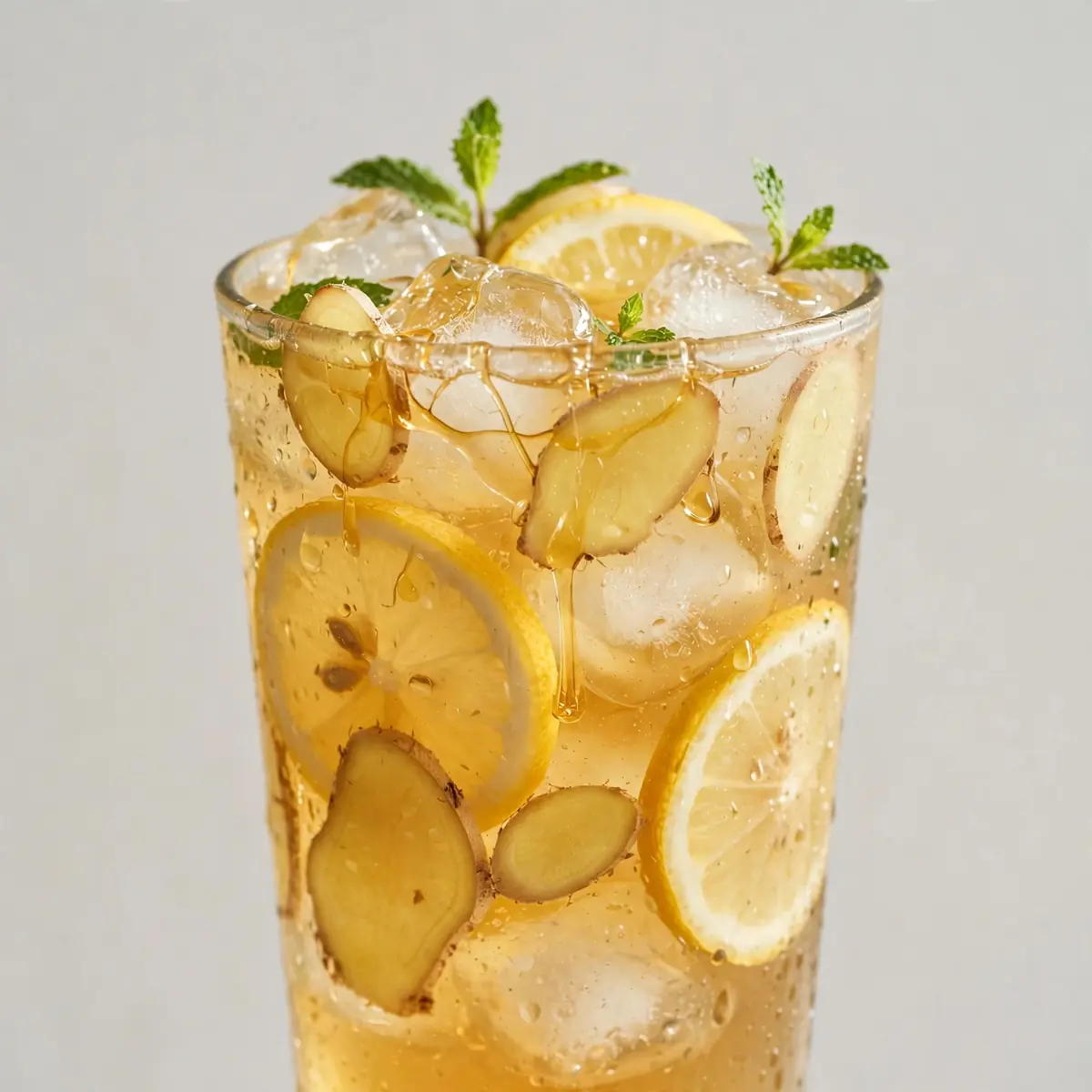 Honey Lemon Ginger Mocktail
