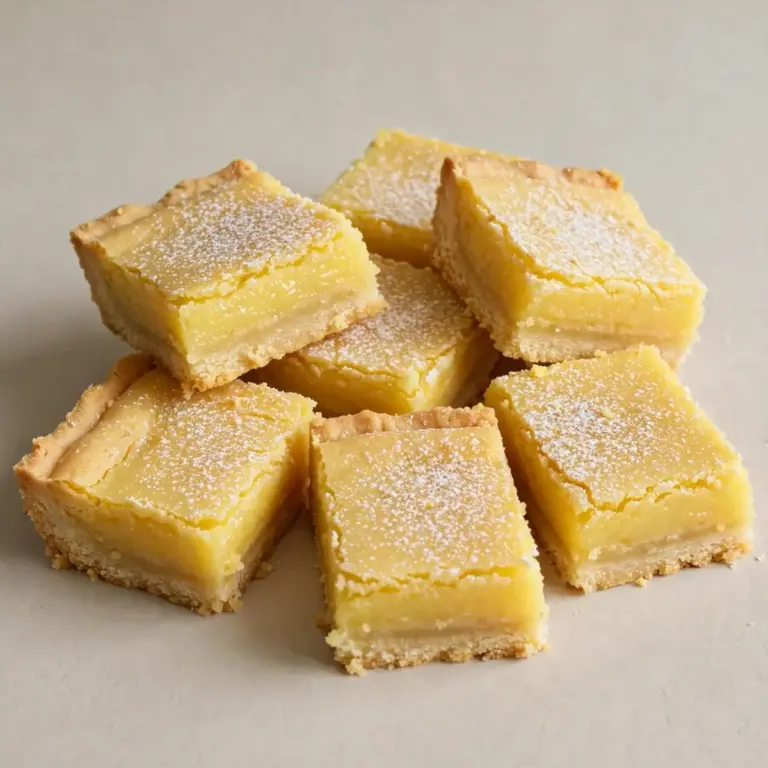 Lemon Bars With Shortbread Crust