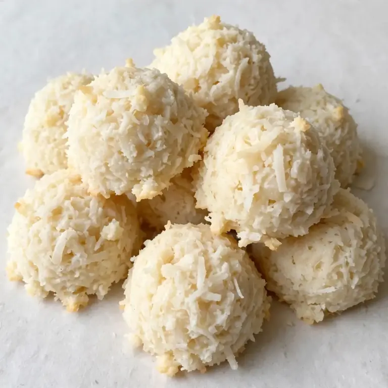 No-Bake Coconut Macaroons