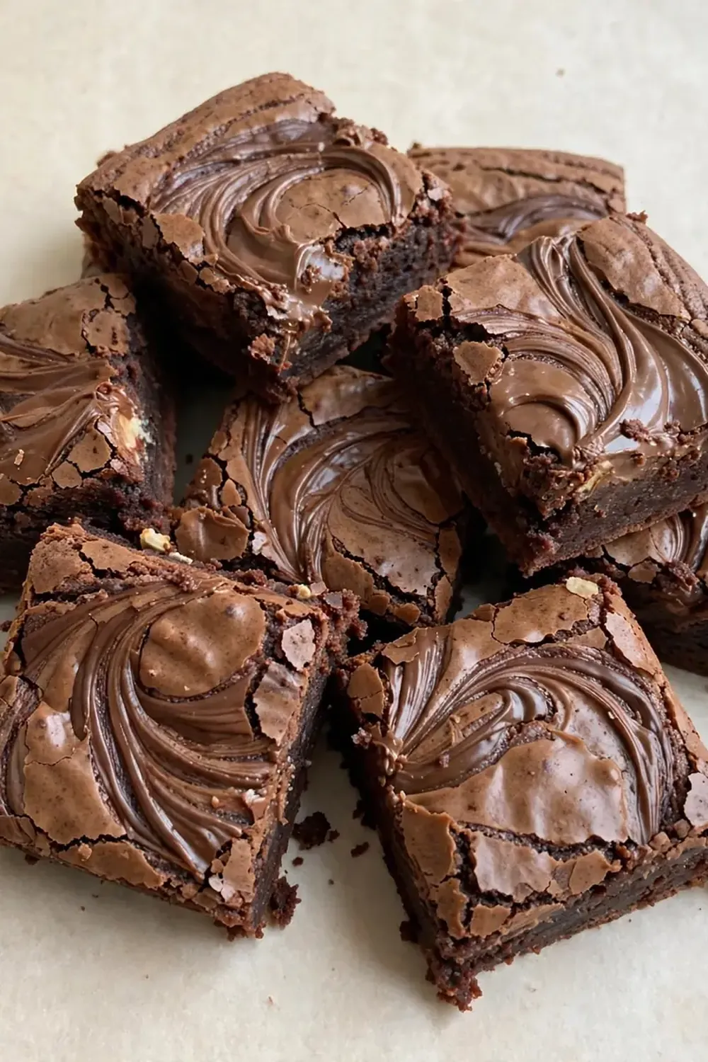 Nutella Swirl Brownies