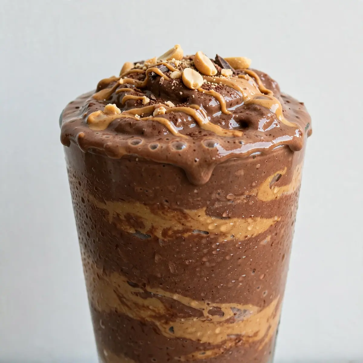 Peanut Butter Chocolate Protein Smoothie