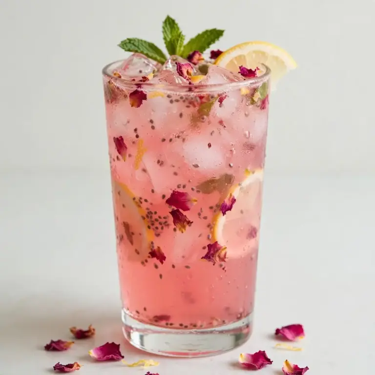 Rose Lemonade Mocktail