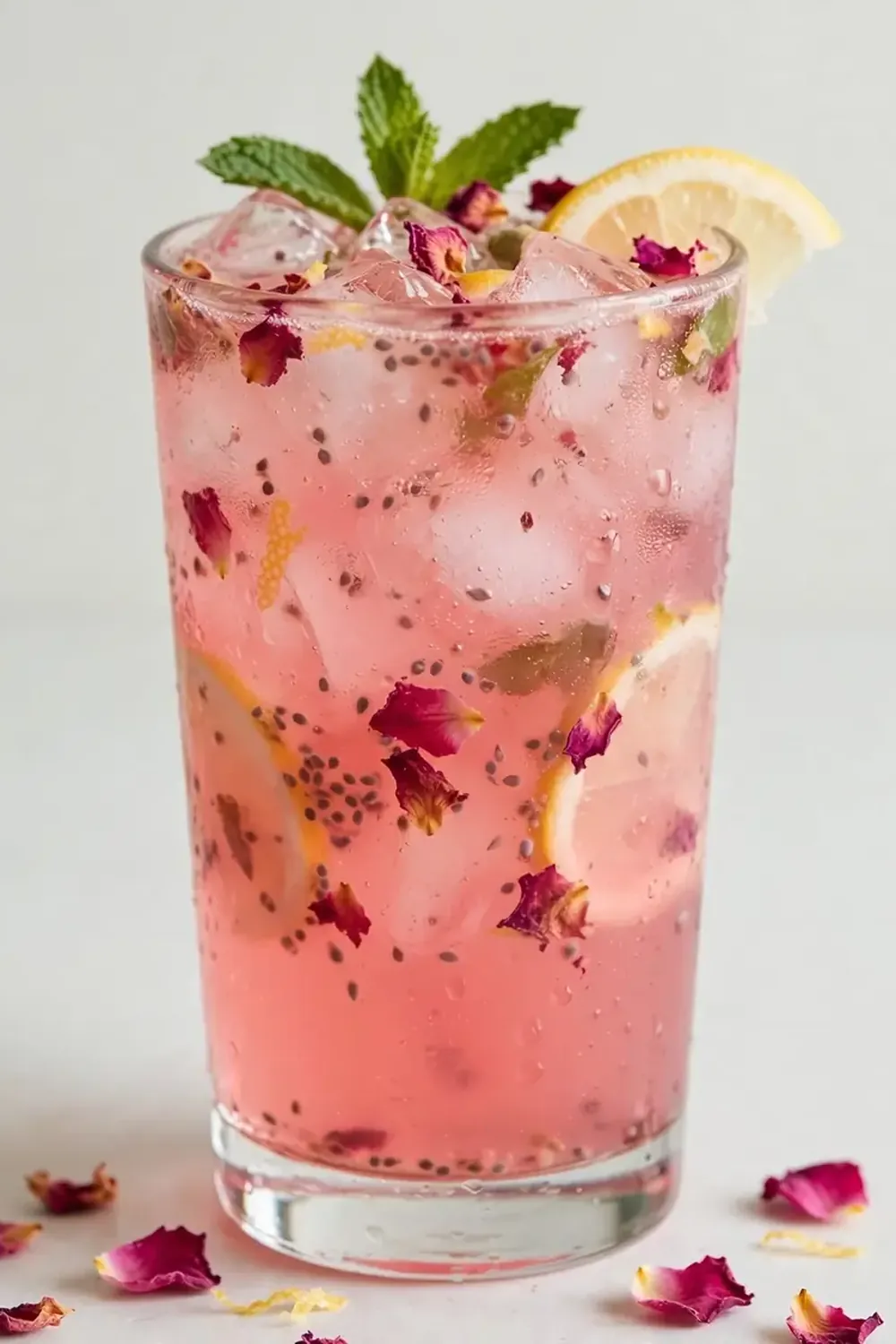 Rose Lemonade Mocktail